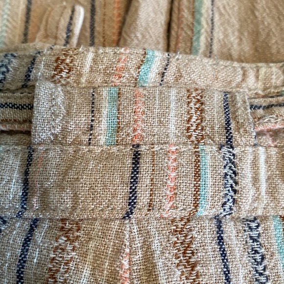 Democracy palazzo cropped pants linen rayon blend desert colours beachy - Picture 9 of 16